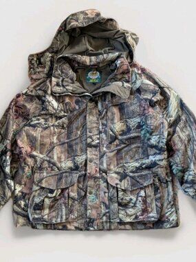 Cabela’s Dry-Plus Hunting Jacket XL Advantage Timber Camo Waterproof Hooded Mens